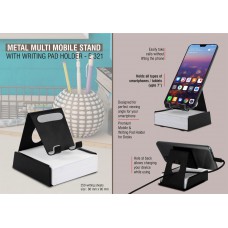 Metal Mobile Stand With Writing Pad Holder
